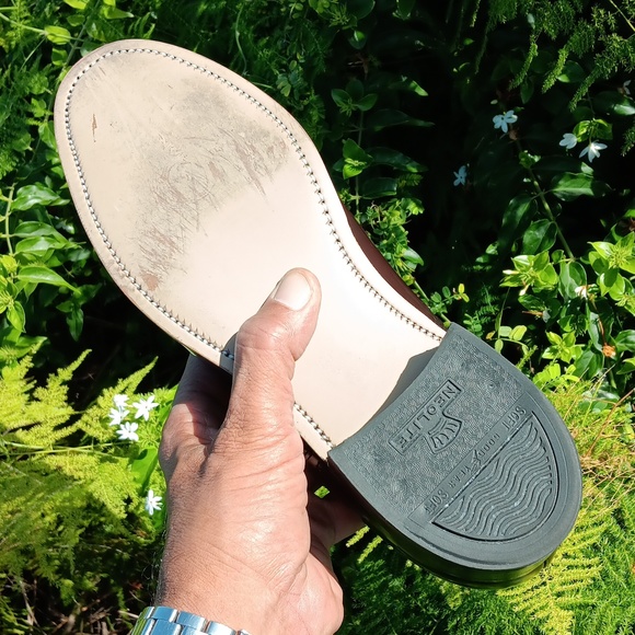 Men's Hand Made Genuine Leather Upper/Sole w/Neolite heel PRO Dance Shoe - Picture 5 of 17